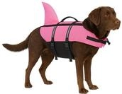 Nobby Hunde Schwimmweste Sharki mit Haiflosse pink