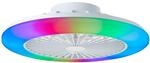 Brilliant LED Deckenleuchte mit Ventilator Salerno &Oslash; 48,5 cm 40 W wei&szlig;