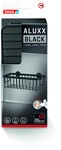tesa Duschkorb Aluxx zum Kleben viereckig 1 Ablage schwarz matt 25 cm
