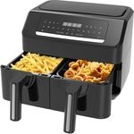 Emerio Doppel-Hei&szlig;luftfritteuse AF-130376.1, 2x 3,6 L, 2400 Watt