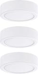 Paulmann LED Unterbauleuchte Pukk wei&szlig; &Oslash; 6,5 cm warmwei&szlig; 3er Set