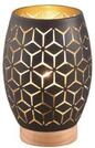 Trio Leuchten Tischleuchte Bidar 1xE27, schwarz, gold