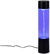 Reality LED Tischleuchte Tornado &Oslash; 7 x 34 cm RGB schwarz matt