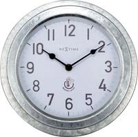 Nextime Au&szlig;enwanduhr Poppy &Oslash; 22 cm silber