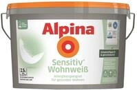 Alpina Sensitiv Wohnwei&szlig; Wandfarbe 2,5 L