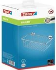 tesa Duschablagekorb BAATH+ zum Kleben viereckig 1 Ablage verchromt 25 cm