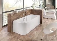 Ottofond Badewanne Spirit links 180x80 cm, wei&szlig;