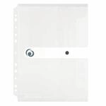 herlitz Dokutasche PP A4 transparent mit Druckknopfverschluss