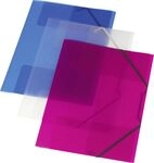 herlitz Gummizugmappe A4 Einschlagklappen und 2 Gummiz&uuml;ge