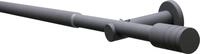 Gardinia Gardinenstangen-Set Elba Zylinder 1-Lauf &Oslash; 16-19 mm Steingrau 120 cm...