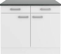 Optifit Unterschrank Oslo 214 wei&szlig; 100 cm