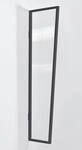 Gutta Seitenblende B1 Aluminium anthrazit, Polycarbonat klar