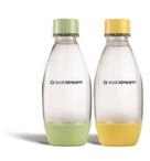 Sodastream Flasche Kunststoff 0,5 L Fuse DWS gelb gr&uuml;n 2 St&uuml;ck