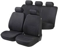 Walser Autositzbezug DotSpot Premium Komplett-Set grau schwarz