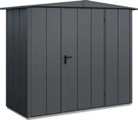 EcoStar Ger&auml;tehaus Elegant-S Typ 1 anthrazitgrau 1 flg 258,8 x 121,3 cm