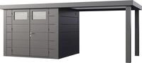 Telluria Ger&auml;tehaus Classico Open Lounge L 2724 rechts granitgrau 552 x 238 cm