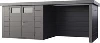 Telluria Ger&auml;tehaus Classico Lounge S 3024 rechts granitgrau 582 x 238 cm
