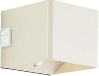 Brilliant Iseo LED Au&szlig;enleuchte 4 W mit Bewegungsmelder und USB-Anschluss beige