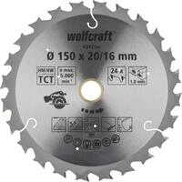 Wolfcraft S&auml;geblatt 184 x 20/16 mm Hartmetall