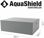 Siena Garden Schutzh&uuml;lle Tisch AquaShield 220 x 100 cm hellgrau