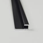 Breuer Profil Abschluss gerade 1,7x0,7x210 cm, schwarz matt