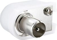 Schwaiger IEC Winkelstecker WST10 532 wei&szlig;, 1 Stk.