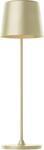 Brilliant LED Akku-Tischlampe Kaami 37 cm dimmbar USB-Kabel gold warmwei&szlig;