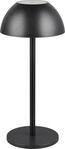 Reality Leuchten LED Akku-Tischleuchte Ricardo schwarz 30 cm warmwei&szlig;
