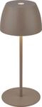 Dika LED Akku-Tischleuchte Serina Mini Touch umbrasand 20 x 8 cm warmwei&szlig;