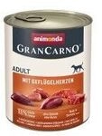 Animonda GranCarno Hundenassfutter Adult getreidefrei 800 g Gefl&uuml;gelherzen