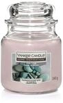 Yankee Candle Duftkerze Mittleres Glas Stony Cove 340g, grau