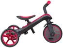 Globber Dreirad f&uuml;r Kinder Explorer Trike 4-in-1 schwarz/rot