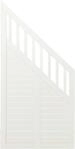 Plus Zaun Nostalgie 90 x 180/95 cm RAL 9010 Wei&szlig;