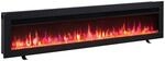 BALDERIA Elektrokamin schwarz Agnes 60 1000/1800 Watt 33 x 152,5 cm