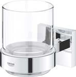 Grohe Start Cube Glas mit Halter chrom