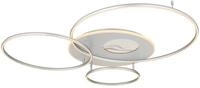 Globo LED Deckenleuchte Invertina silberfarben