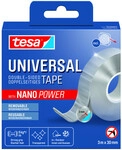 tesa doppelseitiges Klebeband Universal mit Nano Power 3 m x 20 mm