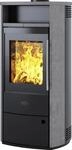 Kleining Kaminofen DUBLIN mit Natursteinverkleidung schwarz 6 kW