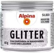 Alpina Kreativ Glitter Silber 40g