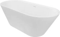 Ottofond Freistehende Badewanne Eko 170x75x43 cm, wei&szlig;