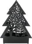 TrendLine Dekobaum Metall Winter 35,5 x 10 x 27 cm schwarz