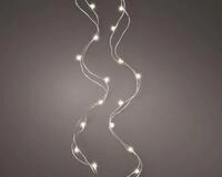 Kaemingk Micro LED Strangbeleuchtung Lichterkette mit 60 Lichter warmwei&szlig;