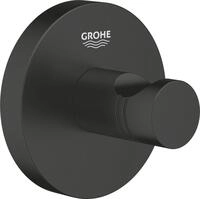 Grohe Start Bademantelhaken matt black klebbar