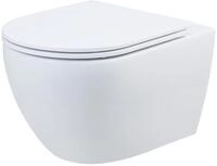 Primaster Wand WC sp&uuml;lrandlos Cerma Tiefsp&uuml;ler wei&szlig; inkl. WC Sitz