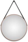 DSK LED Lichtspiegel Silver Barbier &Oslash;80 cm, kupfer