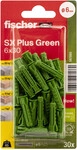 Fischer Spreizd&uuml;bel SX Plus Green 6.0 x 30 mm - 30 St&uuml;ck