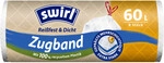 Swirl Zugband-M&uuml;llbeutel 60 l aus recyceltem Plastik