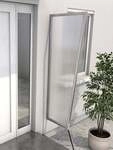 Gutta Seitenblende B2 Edelstahloptik, Polycarbonat klar