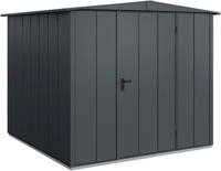 EcoStar Ger&auml;tehaus Elegant-S Typ 2 anthrazitgrau 1 flg 258,8 x 247,7 cm