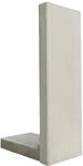 EHL St&uuml;tzwinkel L-Stein 85 x 50 x 155 cm grau